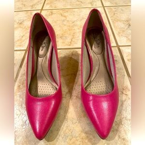 Lifestride Point Toe Heels Pumps Fuschia Women’s 8.5M